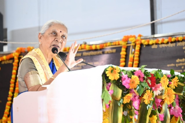राज्यपाल श्रीमती आनंदीबेन पटेल