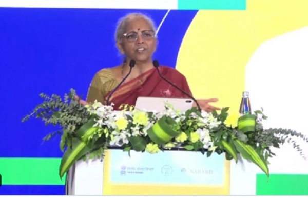 ‘किसान प्रशिक्षण एवं साझा सुविधा केंद्र’ के उद्घाटन पर संबोधित करते वित्‍त मंत्री