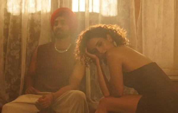 दिलजीत दोसांझ, सान्या मल्होत्रा - फोटो सोर्स एक्स