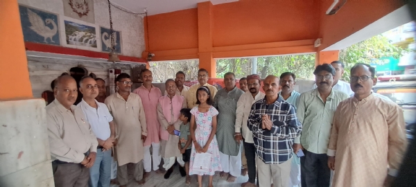 भगवान चित्रगुप्त  के पूजन कार्यक्रम का छाया चित्र भगवान चित्रगुप्त  के पूजन कार्यक्रम का छाया चित्र