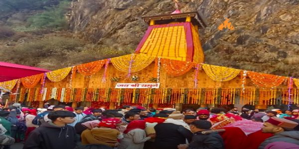 यमुनोत्री धाम्नः कपाटं पिहितम् , यमुना डोली खरशाल्यै प्रस्थिता