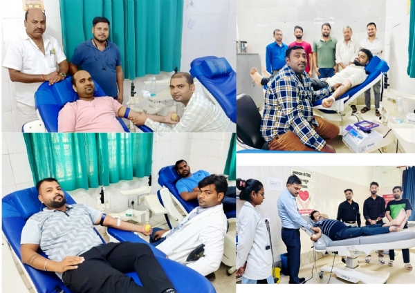 रक्तदान करते हुए रक्तदाता रक्तदान करते हुए रक्तदाता