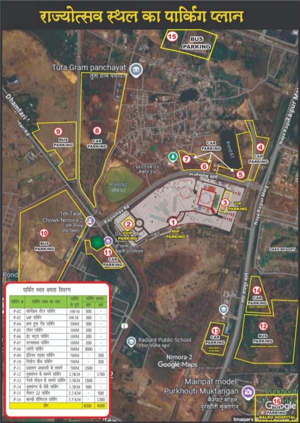 यातायात विभाग द्वारा निर्धारित किए रूट चार्ट यातायात विभाग द्वारा निर्धारित किए रूट चार्ट
