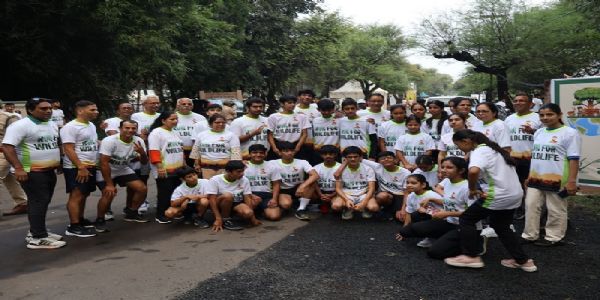 भोपालम् – वनविहारमध्ये वन्यजीवसंरक्षणार्थ रन फॉर वाइल्ड लाइफ आयोजितम्
