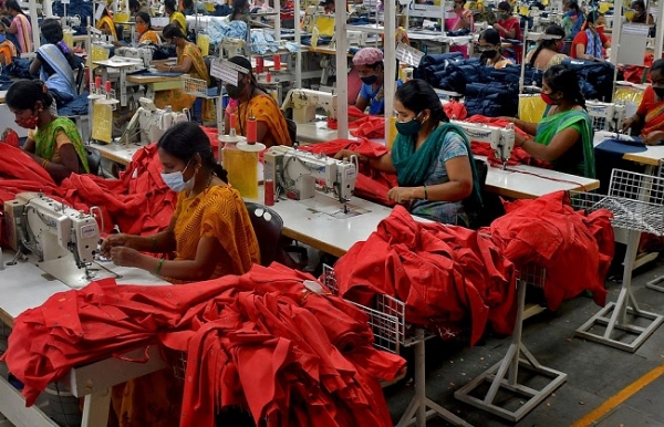 वस्त्र उद्योग के लोगो का प्रतीकात्‍मक चित्र