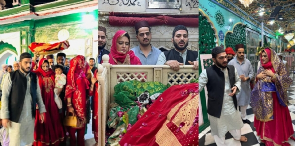 दरगाह पर स्वरा भास्कर, पति व बेटी के साथ दरगाह पर स्वरा भास्कर, पति व बेटी के साथ