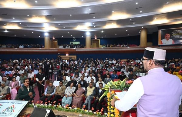 72वें अखिल भारतीय सहकारी सप्ताह का समापन समारोह को संबोधित करते हुए मंत्री विश्वास कैलाश सारंग