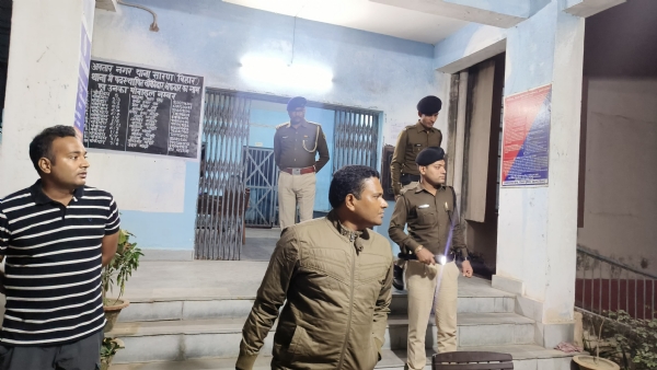 एसएसपी का औचक निरीक्षण एसएसपी का औचक निरीक्षण