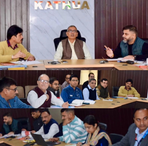 DC reviews projects under HADP, KKG and JKCIP