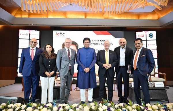 इंडो-कैनेडियन वाणिज्य चैंबर को संबोधित करते पीयूष गोयल