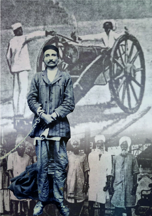 बेडियों में जकड़े भाई हिरदा राम बेडियों में जकड़े भाई हिरदा राम