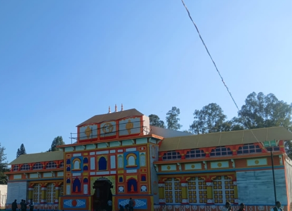 देहरादून में अखिल भारतीय विद्यार्थी परिषद का अधिवेशन स्थल का चित्र।