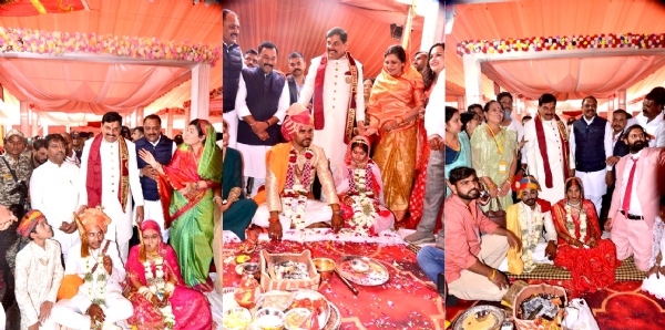 उज्जैन में आयोजित हुआ सामूहिक विवाह समारोह उज्जैन में आयोजित हुआ सामूहिक विवाह समारोह