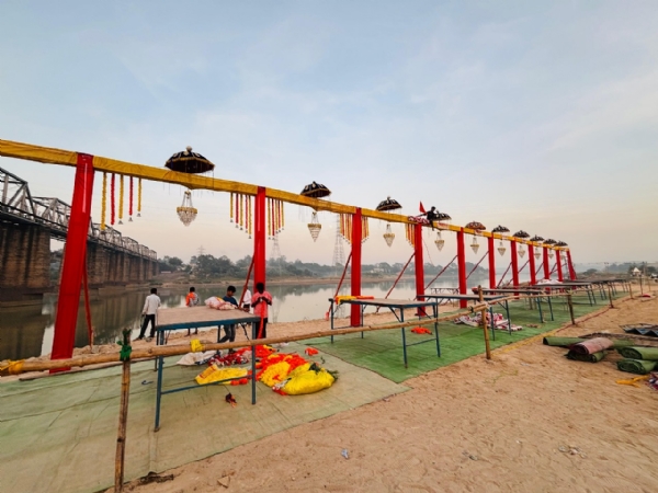 देव दीपावली के अवसर पर हसदेव घाट में आज होगी भव्य महाआरती