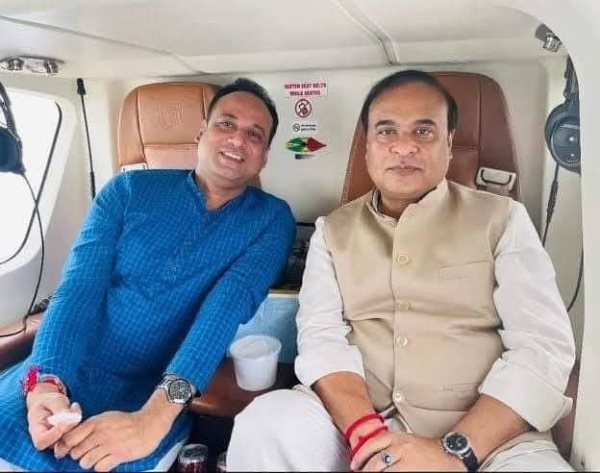 The image shared by Assam CM Dr Himanta Biswa Sarma. The image shared by Assam CM Dr Himanta Biswa Sarma.