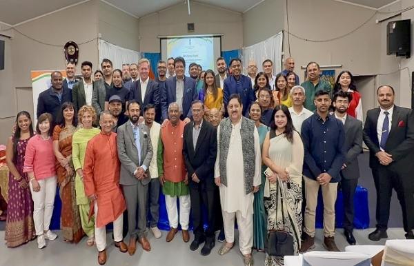 न्यूजीलैंड यात्रा के दौरान व्यापारिक नेताओं के साथ पीयूष गोयल न्यूजीलैंड यात्रा के दौरान व्यापारिक नेताओं के साथ पीयूष गोयल