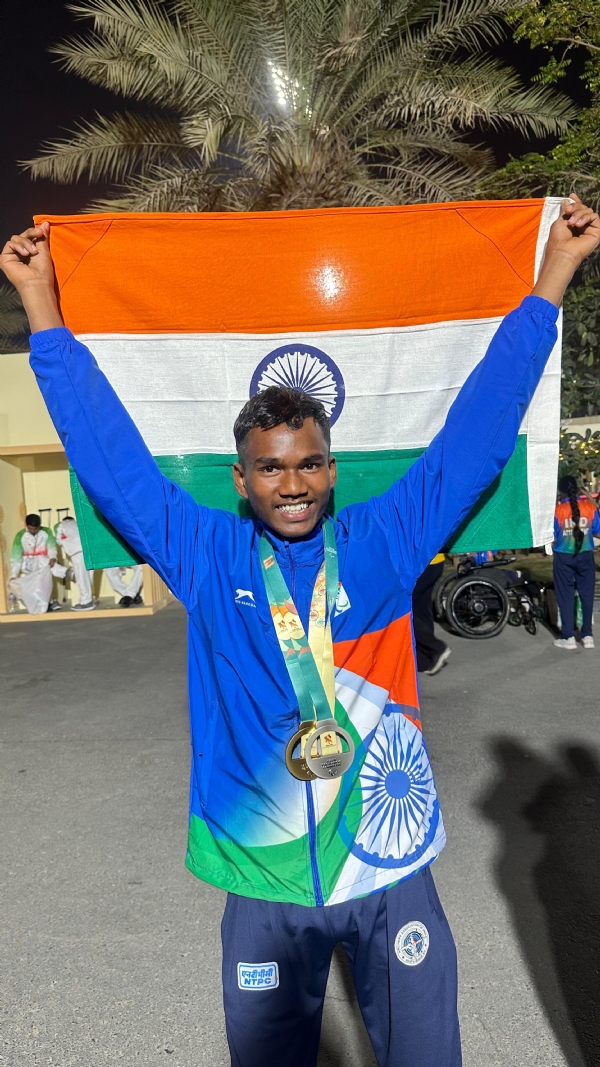 एशियन यूथ पैरा गेम्स दुबई में भारत को स्वर्ण एशियन यूथ पैरा गेम्स दुबई में भारत को स्वर्ण