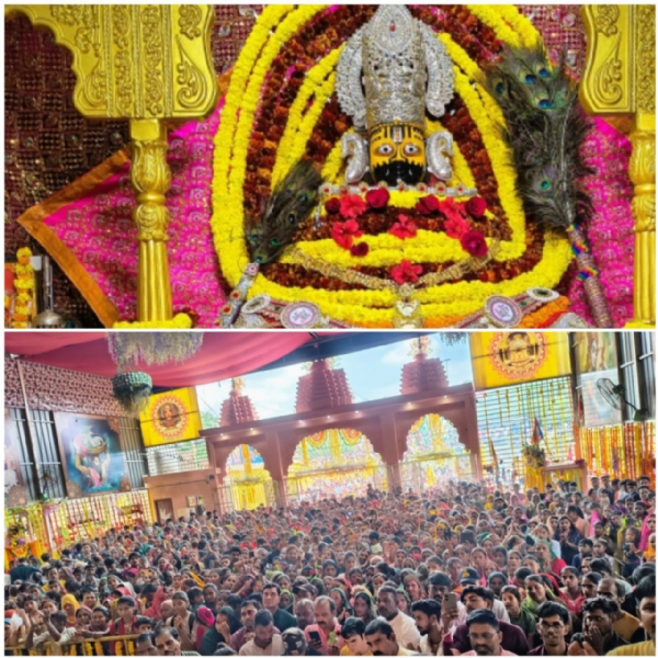 बाबा खाटू श्याम मंदिर पर उमड़ी श्रद्वालुओं की भीड़ बाबा खाटू श्याम मंदिर पर उमड़ी श्रद्वालुओं की भीड़