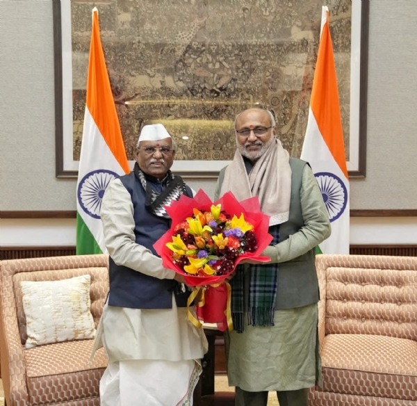 राज्यपाल ने उपराष्ट्रपति से शिष्टाचार भेंट की राज्यपाल ने उपराष्ट्रपति से शिष्टाचार भेंट की