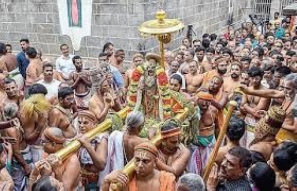श्री रंगम रंगनाथ मंदिर में आज से वैकुंठ एकादशी उत्सव शुरू हो रहा है