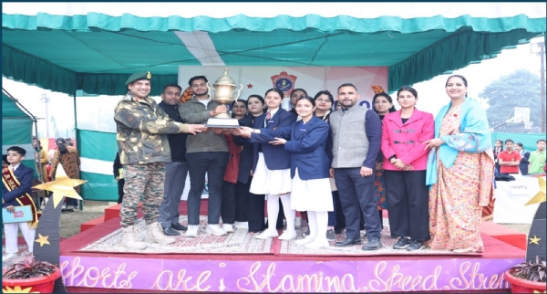 आर्मी पब्लिक स्कूल दमाना ने थीम के तहत खेल दिवस मनाया