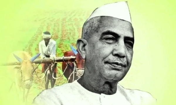 चौधरी चरण सिंह, अंतिम समय तक किसानों के लिए जिए। रेखांकन - इंटरनेट मीडिया