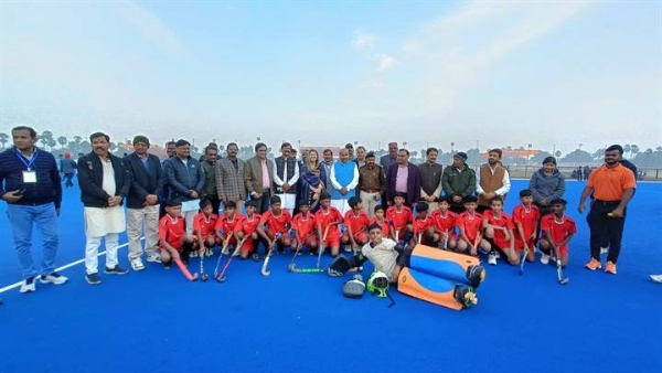 69वीं राष्ट्रीय शालेय 14वर्षीय बालक हॉकी प्रतियोगिता का शुभारंभ