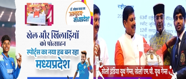 मप्र में खेल का विस्‍तार 2025