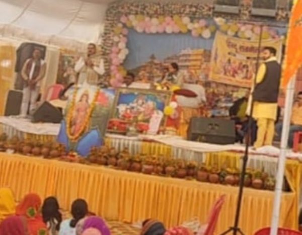 अदलपुरा बाजार में तृतीय हिंदू सम्मेलन ।