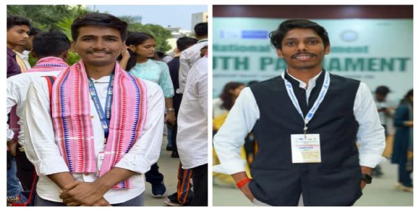 वाराणसीस्थिते डीएवी महाविद्यालयस्य द्वौ छात्रौ नागपुरे आयोजितायां युव-संसदि सहभागं करिष्यतः।