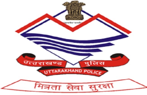 उत्तराखंड पुलिस लोगो।