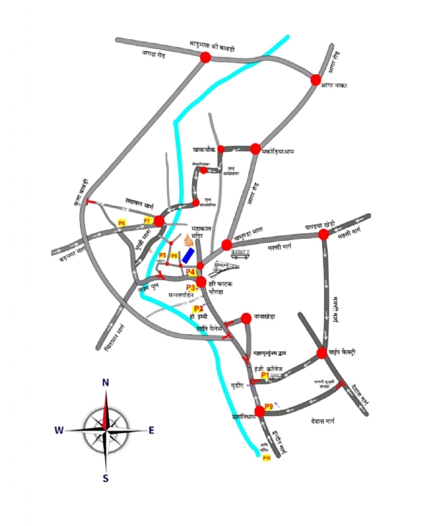 आज से दो दिन बदली रहेगी महाकालेश्वर मंदिर क्षेत्र की व्यवस्था आज से दो दिन बदली रहेगी महाकालेश्वर मंदिर क्षेत्र की व्यवस्था