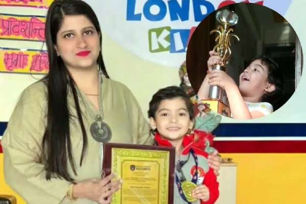 अपने रिकार्ड के प्रमाण पत्र के साथ सुयशी तिवारी। अपने रिकार्ड के प्रमाण पत्र के साथ सुयशी तिवारी।