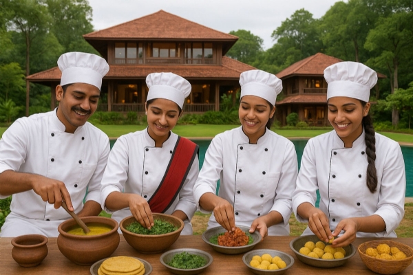 छत्तीसगढ़ी एवं जनजातीय व्यंजन बनाते हुए प्रतिभागी फाइल फाेटाे छत्तीसगढ़ी एवं जनजातीय व्यंजन बनाते हुए प्रतिभागी फाइल फाेटाे
