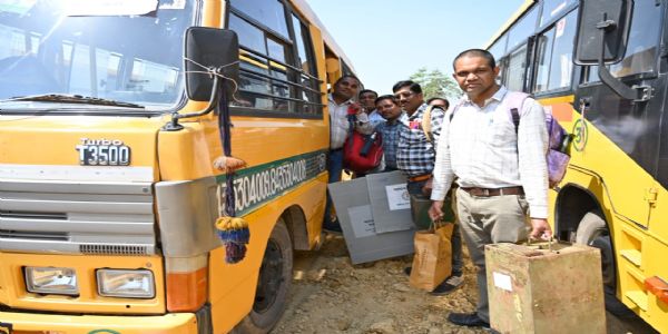 त्रिस्तरीय पंचायतनिर्वाचनम्- जनपद पंचायत क्षेत्र पामगढ़े बलौदायां च तृतीय चरणस्य मतदानम् 23 तमे दिनाङ्के