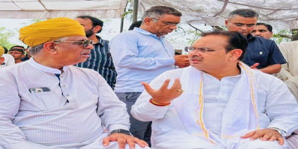 चिकित्सामन्त्रिणः धर्मपत्नी स्व. प्रीतिकुमार्याः अन्त्येष्ठौ सम्मिलितः अभवन् मुख्यमन्त्री भजनलालशर्मा