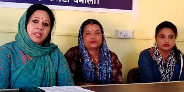 भाजपा नाबालिगमहिलाणां विरुद्धम् अपराधान् निरोधे असफल: उषा