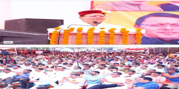 मुख्यमंत्री 210 कोटिमितानां विकास योजनानां कृतौ लोकार्पणशिलान्यासौ