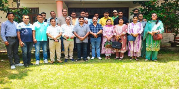 एबीआरएसएम जम्मूनगरे मासिकोपवेशने जिला निकाय विस्तारस्य आयोजनं कृतम्
