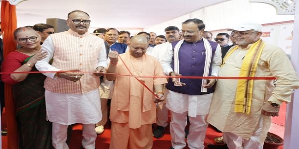 प्रधानमन्त्रीनरेन्द्रमोदिनः नेतृत्वे नूतनः भारतः जगतः प्रेरणा जाता – मुख्यमन्त्री योगी