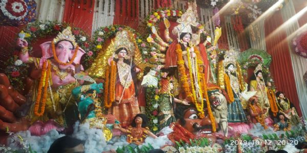 सुलतानपुरस्य ऐतिहासिकदुर्गापूजा महोत्सवः दशहरे आरभ्य, पूर्णिमायां विसर्जनम्