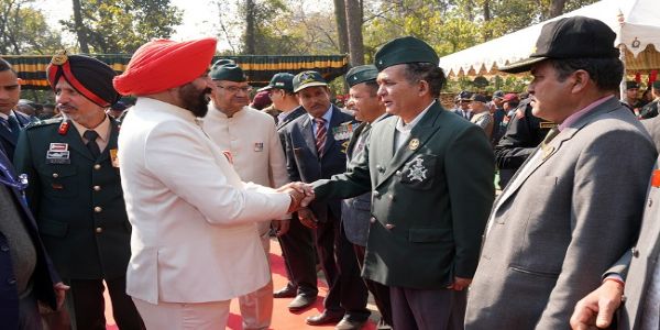 पूर्व सैनिक राष्ट्र निर्माणस्य दृढः आधारः - राज्यपालः