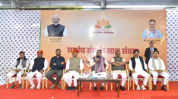 राज्य सरकार ‘सबका साथ-सबका विकास’ की भावना से गांवों को कर रही सशक्त:मुख्यमंत्री  भजनलाल शर्मा