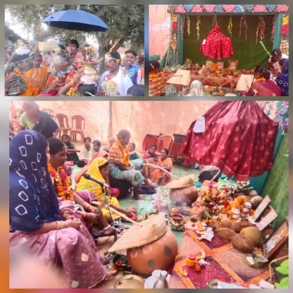 महिमागवाड़ी में धनकुल गीतों के साथ 9 दिवसीय मां लक्ष्मी जगार हुआ संपन्न