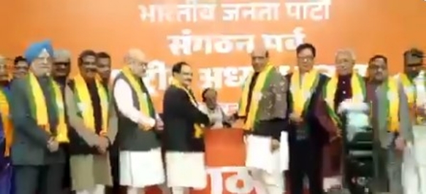 भाजपा अध्यक्ष पद के लिए कुछ देर में नामांकन करेंगे नितिन नबीन