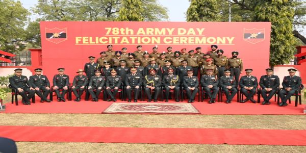 सेना दिवसस्य पदप्रयाणस्य–2026 सफलतया आयोजने योगदानं दातुं सम्मानितः