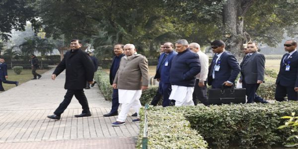 मुख्यमन्त्री नीतिशकुमारः कुम्हरार–उद्यानस्य निरीक्षणं कृतवान्, सौन्दर्यीकरणाय निर्देशान् दत्तवान्