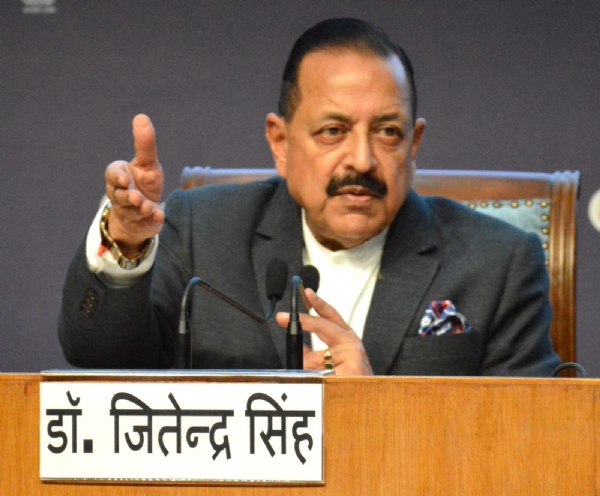केंद्रीय विज्ञान एवं प्रौद्योगिकी राज्य मंत्री (स्वतंत्र प्रभार) डॉ. जितेंद्र सिंह