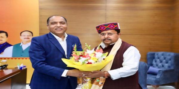 संगठनं नूतनामुन्नतां प्रति नीतवान् जेपी नड्डा : जयराम ठाकुरः