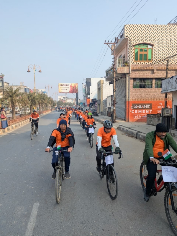 An inspirational cycle journey from BRD Medical College to AIIMS Gorakhpur An inspirational cycle journey from BRD Medical College to AIIMS Gorakhpur
